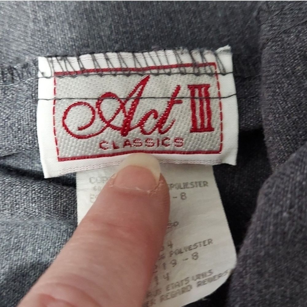 Act III Vintage Pants, Elastic Waist Size 14 Inv150